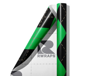 Mossy Undergrowth Argyle Wrap Film Sheets~Rwraps Series 914 Mossy Undergrowth Argyle Scrolled Sheet~3