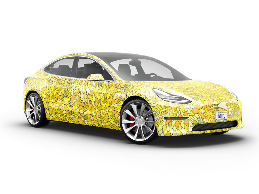 Mother Gaia Floral Vehicle Vinyl Wrap