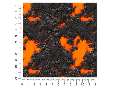 mount asama lava 1ft x 1ft Craft Sheets