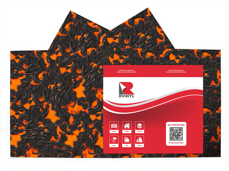 mount etna lava Craft Vinyl Sheet Pack