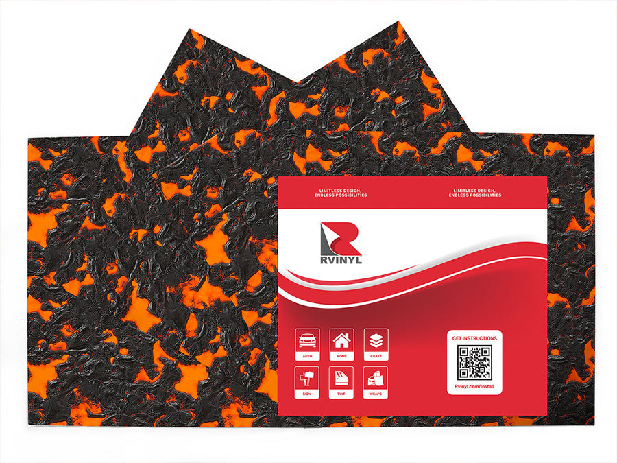 mount etna lava Craft Vinyl Sheet Pack