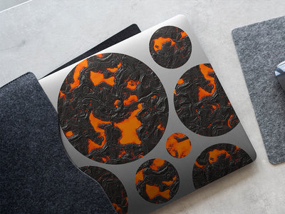 mount etna lava DIY Laptop Stickers