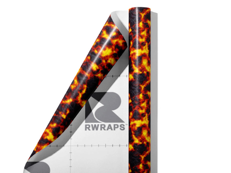 Mount Kilauea Lava Wrap Film Sheets~Rwraps Series 914 Mount Kilauea Lava Scrolled Sheet~3