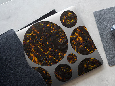 mount krakatoa lava DIY Laptop Stickers