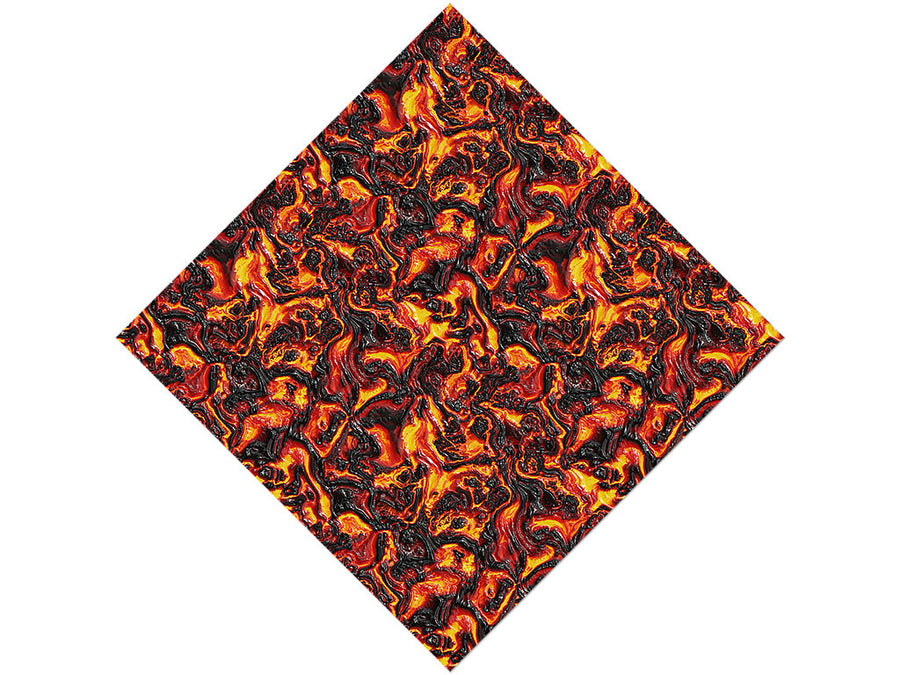 Mount Pinatubo Lava Vinyl Wrap Pattern