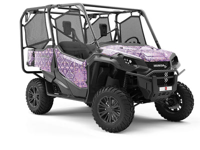 Mountain Cornflower Tile Utility Vehicle Vinyl Wrap