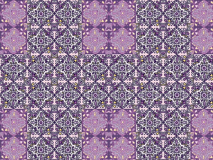 Mountain Cornflower Tile Vinyl Wrap Pattern~Rwraps Series 914 Digitally Printed Vinyl Wrap~0