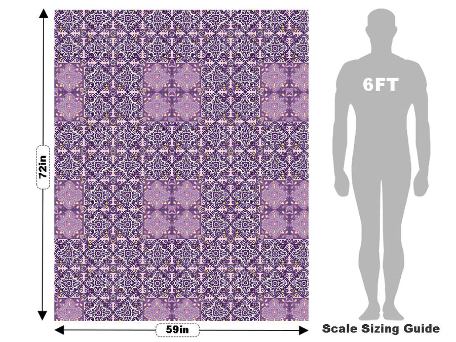 Mountain Cornflower Tile Vehicle Wrap Scale~Rwraps Series 914 Mountain Cornflower Tile Measurements~2