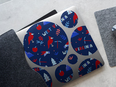 mountain state  DIY Laptop Stickers