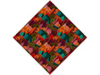 Mountain Town Cityscape Vinyl Wrap Pattern
