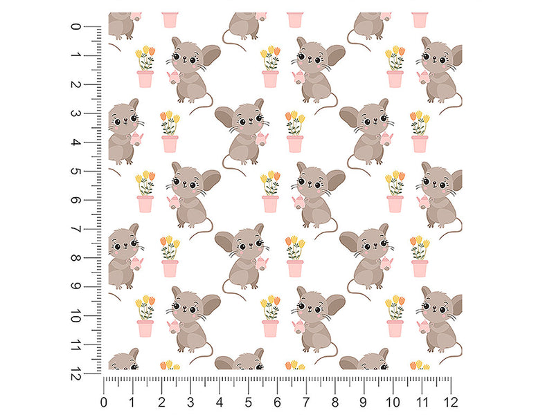 mousy garden animal 1ft x 1ft Craft Sheets