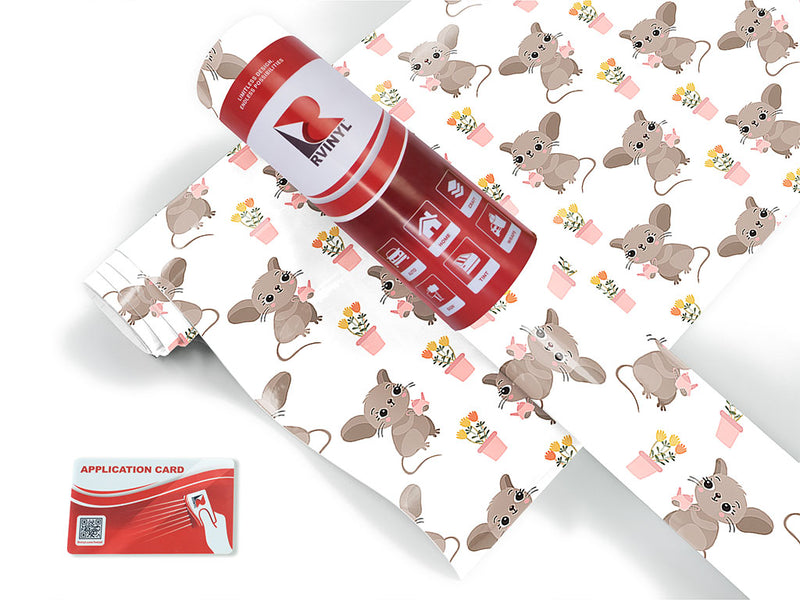 mousy garden animal Craft Vinyl Roll
