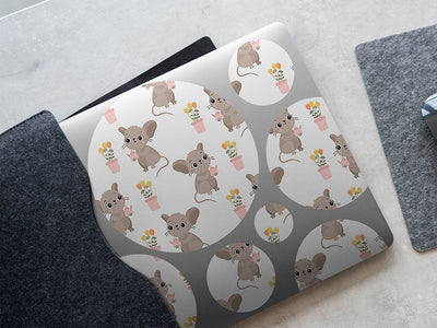 mousy garden animal DIY Laptop Stickers