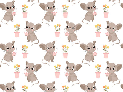 Mousy Garden Rodent Vinyl Wrap Pattern~Rwraps Series 914 Digitally Printed Vinyl Wrap~0