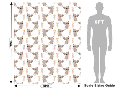Mousy Garden Rodent Vehicle Wrap Scale~Rwraps Series 914 Mousy Garden Rodent Measurements~1