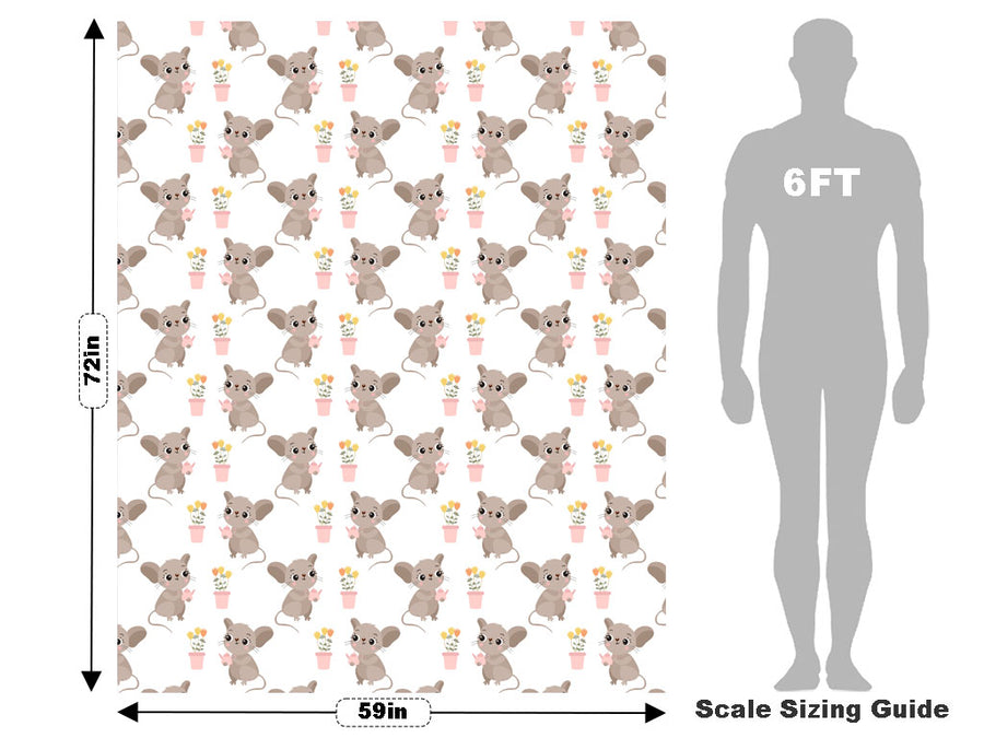 Mousy Garden Rodent Vehicle Wrap Scale~Rwraps Series 914 Mousy Garden Rodent Measurements~1