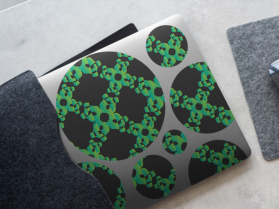 muddle through abstract geometric DIY Laptop Stickers