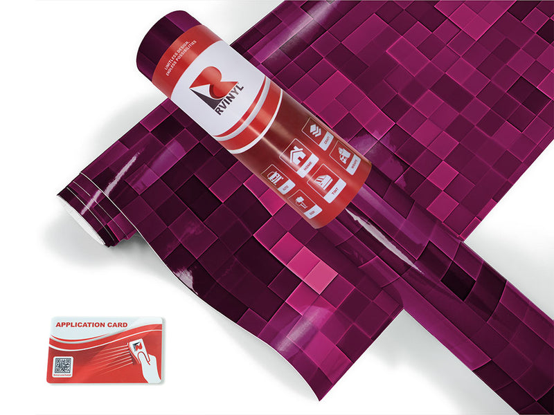 mulberry wine pixel Craft Vinyl Roll