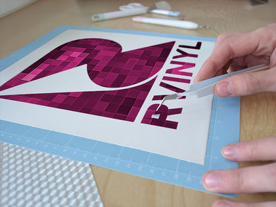 mulberry wine pixel Easy Weed Craft Vinyl