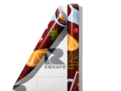 Mulling It Alcohol Wrap Film Sheets~Rwraps Series 914 Mulling It Alcohol Scrolled Sheet~3