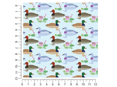 mulling mallards bird 1ft x 1ft Craft Sheets
