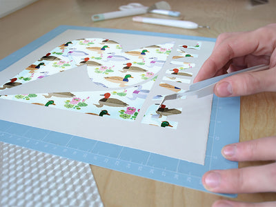 mulling mallards bird Easy Weed Craft Vinyl
