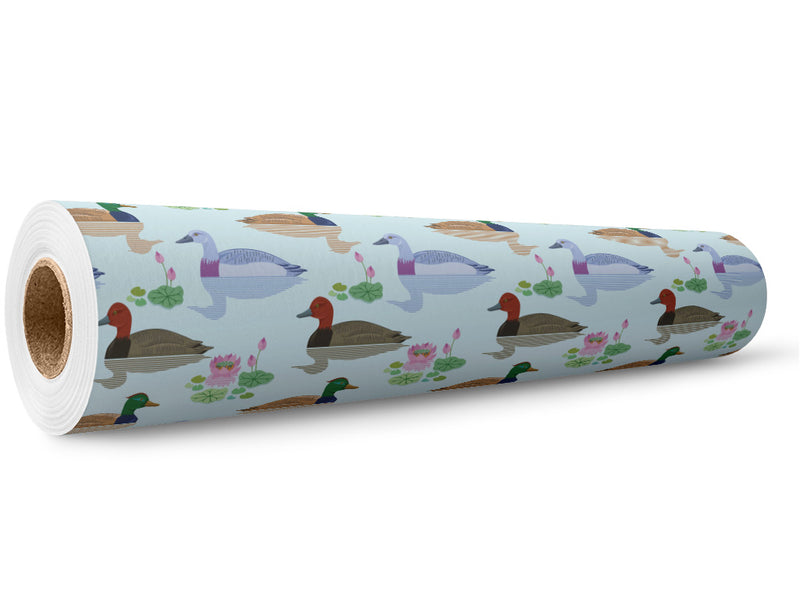 Mulling Mallards Birds Wrap Film Wholesale Roll~Rwraps Series 914 Digitally Printed Vinyl Roll~5