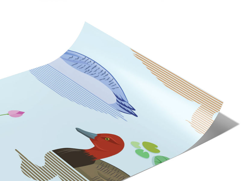 Mulling Mallards Birds Vinyl Wraps~Rwraps Series 914 Digitally Printed Vinyl Wrap~0