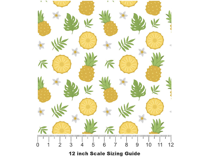 Multi-Fruit  Fruit Vinyl Film Pattern Size 12 inch Scale~Rwraps Multi-Fruit  Fruit Sizing Chart~2
