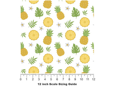 Multi-Fruit  Fruit Vinyl Film Pattern Size 12 inch Scale~Rwraps Multi-Fruit  Fruit Sizing Chart~2