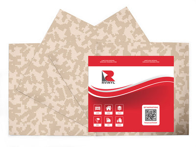 multicam digital camouflage Craft Vinyl Sheet Pack