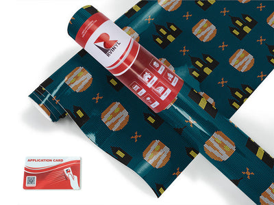 mummy knit halloween Craft Vinyl Roll