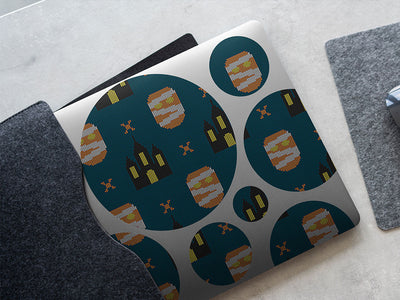 mummy knit halloween DIY Laptop Stickers