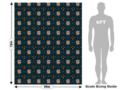 Mummy Knit Halloween Vehicle Wrap Scale~Rwraps Series 914 Mummy Knit Halloween Measurements~1