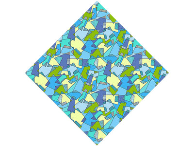 Munsell Blocks Mosaic Vinyl Wrap Pattern