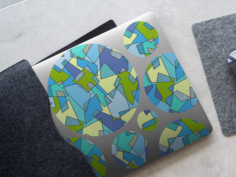 munsell blocks mosaic DIY Laptop Stickers
