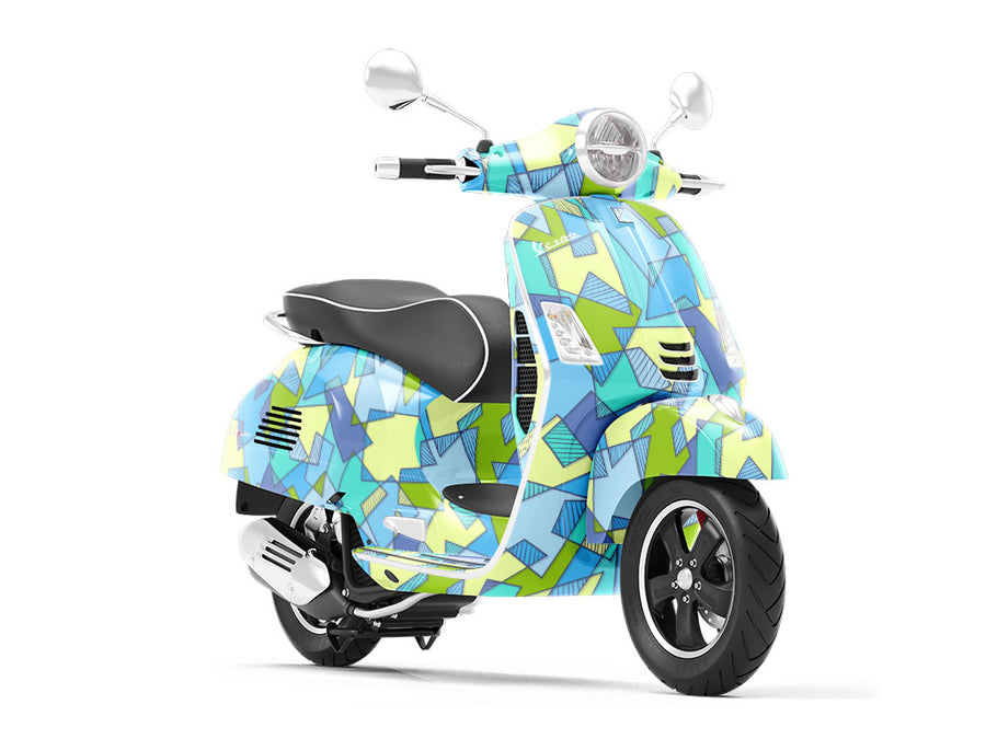 Munsell Blocks Mosaic Vespa Scooter Wrap Film