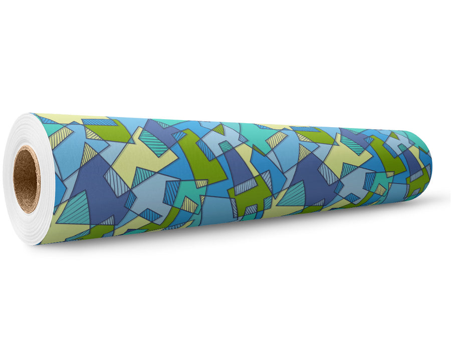 Munsell Blocks Mosaic Wrap Film Wholesale Roll~Rwraps Series 914 Digitally Printed Vinyl Roll~5