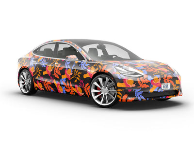 Mushroom Lounge Bug Vehicle Vinyl Wrap