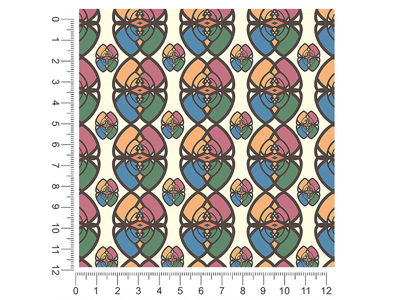 muted magic art deco 1ft x 1ft Craft Sheets