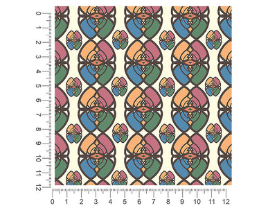 muted magic art deco 1ft x 1ft Craft Sheets