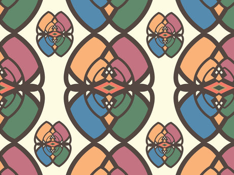 Muted Magic Art Deco Vinyl Wrap Pattern~Rwraps Series 914 Digitally Printed Vinyl Wrap~0