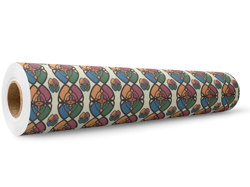 Muted Magic Art Deco Wrap Film Wholesale Roll~Rwraps Series 914 Digitally Printed Vinyl Roll~5