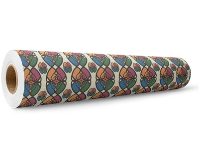 Muted Magic Art Deco Wrap Film Wholesale Roll~Rwraps Series 914 Digitally Printed Vinyl Roll~5