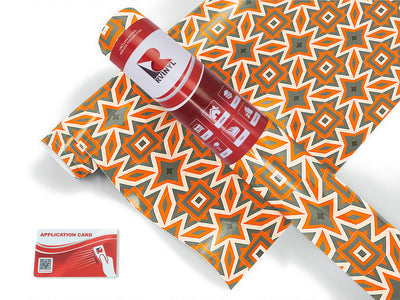 muted pumpkins art deco Craft Vinyl Roll