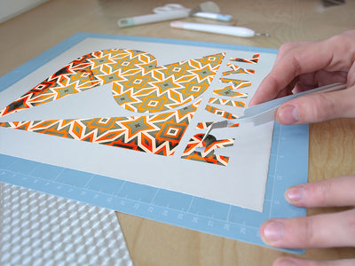 muted pumpkins art deco Easy Weed Craft Vinyl
