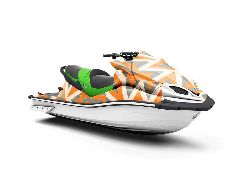 Muted Pumpkins Art Deco Jet Ski Vinyl Customized Wrap