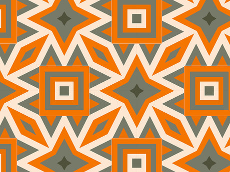 Muted Pumpkins Art Deco Vinyl Wrap Pattern~Rwraps Series 914 Digitally Printed Vinyl Wrap~0