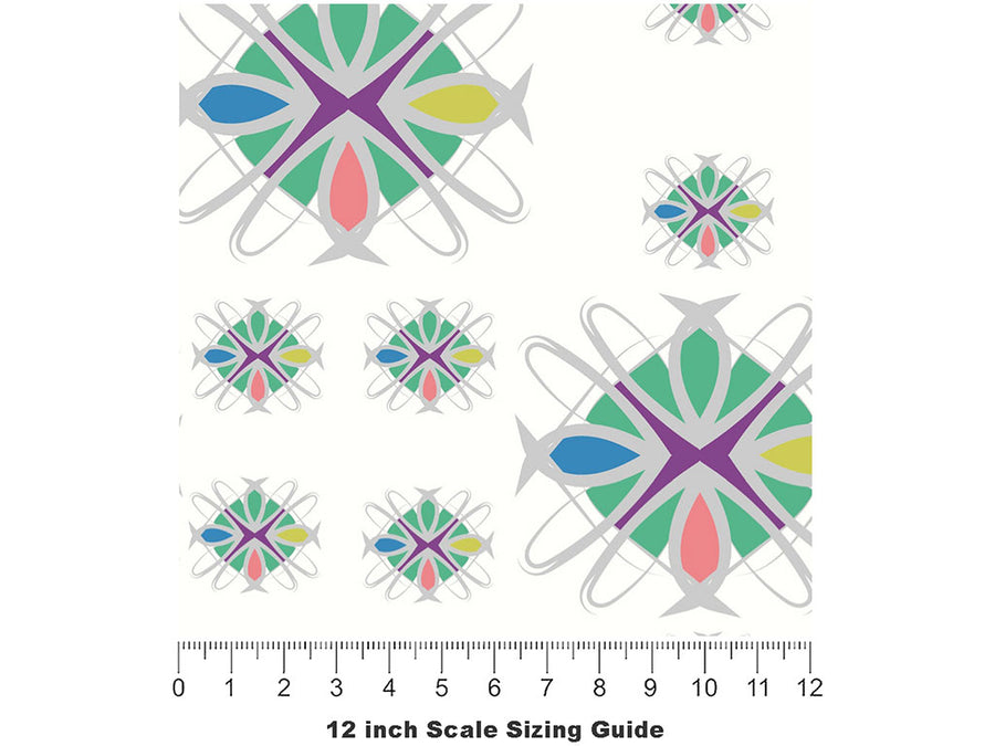 My Delilah Abstract Vinyl Film Pattern Size 12 inch Scale~Rwraps My Delilah Abstract Sizing Chart~2