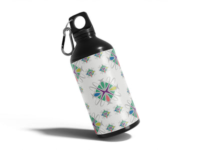 my delilah abstract geometric Water Bottle DIY Stickers